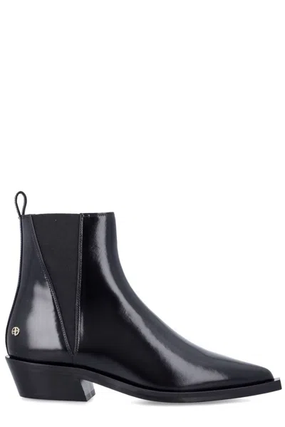 Anine Bing Bekah Ankle Boots In Black