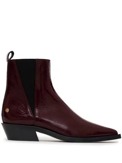Anine Bing Bekah Boots In 红色