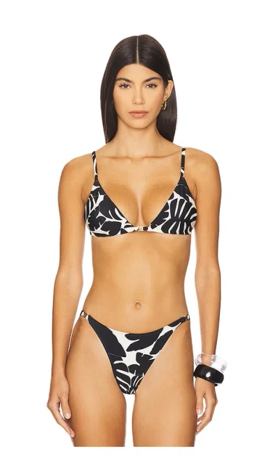 Anine Bing Bellamy Bikini Top In Black