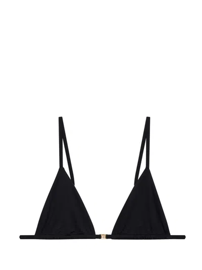 ANINE BING BELLAMY BIKINI TOP WOMAN BLACK