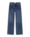 Anine Bing Hugh Wide-leg Jeans In Blue
