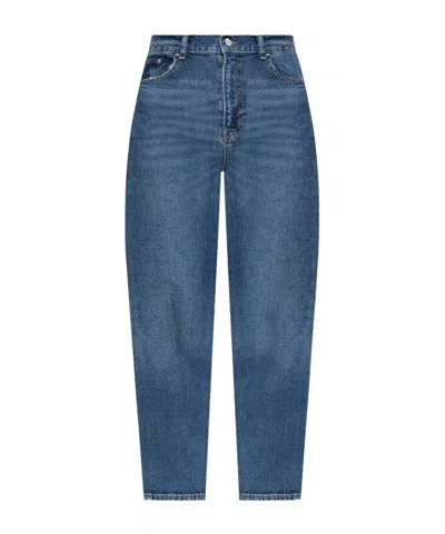Anine Bing Belt-loop Jeans In Blue