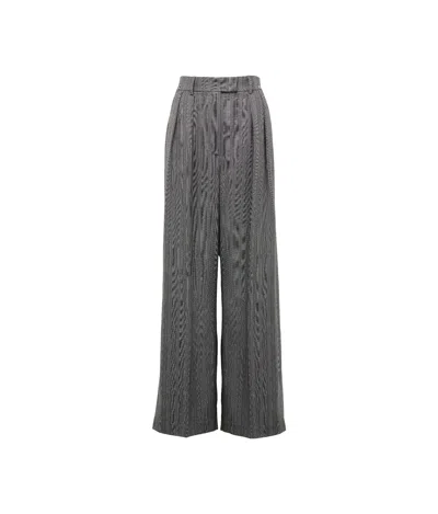 Anine Bing Belt Loops Slacks In Black