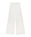 Anine Bing Belt Loops Slacks In White