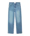 Anine Bing Belt Ring Denim Trousers In Blue