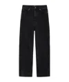 Anine Bing Belt-loop Jeans In Black