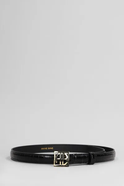Anine Bing Belts In Black