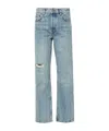 Anine Bing Benson Jean In Repair Indigo In Blue