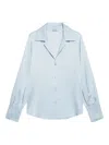 Anine Bing Bethany Button Shirt In Blue