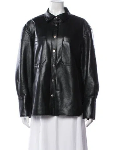Pre-owned Anine Bing Biker Jacket W/ Tags In Black