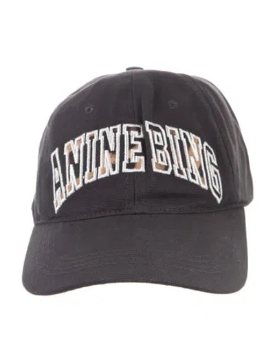 Pre-owned Anine Bing Black Baseball Cap  W/tags