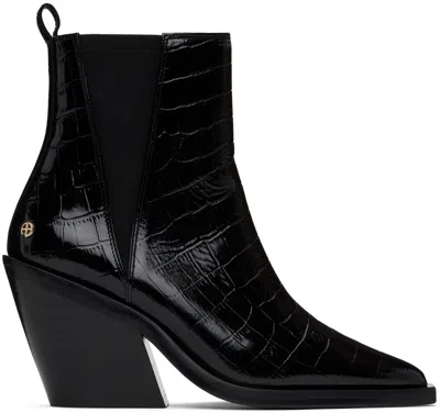 Anine Bing Black Bekah Chelsea Boots