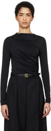 Anine Bing Black Bray T-shirt In Black