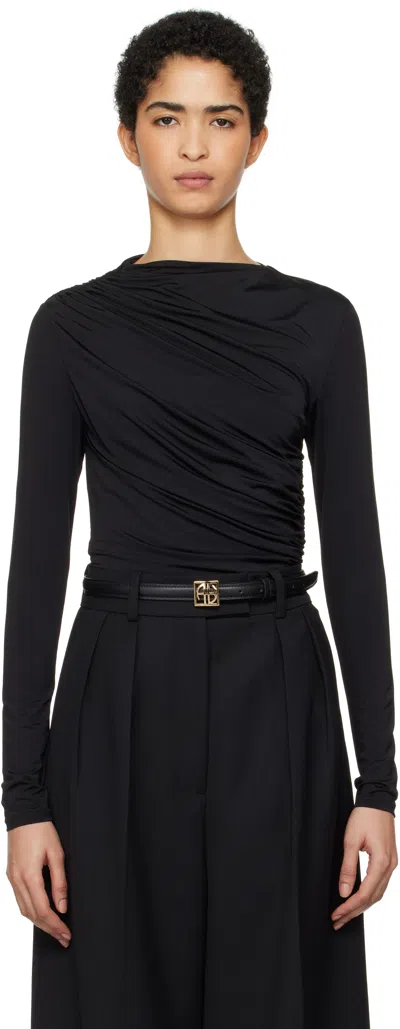 Anine Bing Black Bray T-shirt