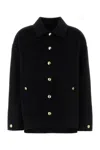 Anine Bing Womens Black Luca Relaxed-fit Wool And Cashmere Jacket In Black