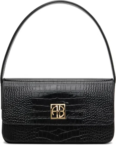 ANINE BING BLACK ELLY SHOULDER BAG