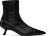 Anine Bing Hilda High-shine Ankle Boots In Black