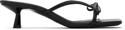 Anine Bing Black Jackie Heeled Sandals