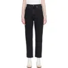 Anine Bing Belt-loop Jeans In Black