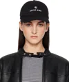 Anine Bing Jeremy Baseball Cap In Black In Black