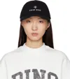 Anine Bing Black Jeremy Baseball Cap In Black