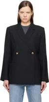 Anine Bing Black Kaia Blazer In Black