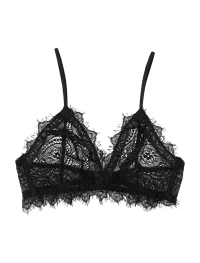 Anine Bing Black Lace Soft Bralette