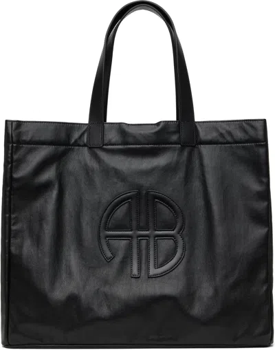Anine Bing Black Large Rio Tote