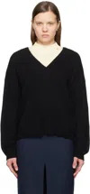 Anine Bing Black Lee Sweater In Black