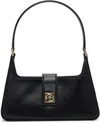 Anine Bing Lou Shoulder Bag In High-shine Black