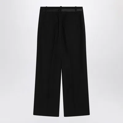 Anine Bing Black Louisa Wool Trousers