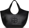 Anine Bing Lili Logo-embossed Leather Tote In Black
