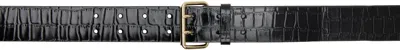 Anine Bing Black Mila Belt