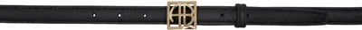 Anine Bing Black Monogram Belt