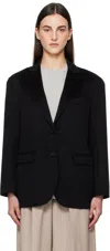 Anine Bing Black Quinn Blazer In Black