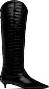 Anine Bing Black Rae Boots In Black