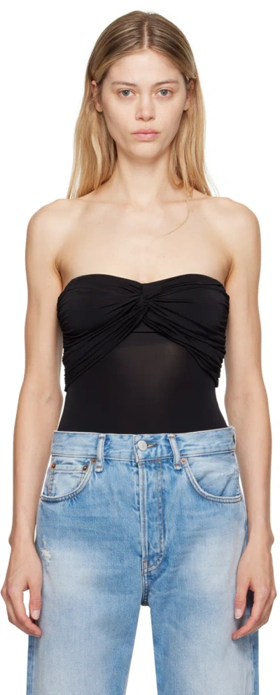 Anine Bing Black Ravine Bodysuit