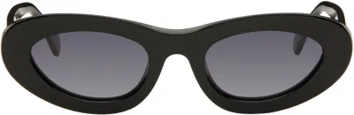 Anine Bing Black Roma Sunglasses