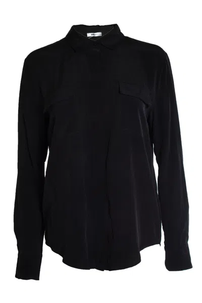 Anine Bing , Black Shirt With Pockets
