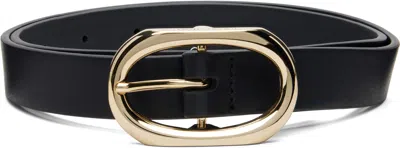 Anine Bing Black Small Signature Link Belt