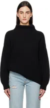 Anine Bing Sydney Alpaca Blend Turtleneck Sweater In Black