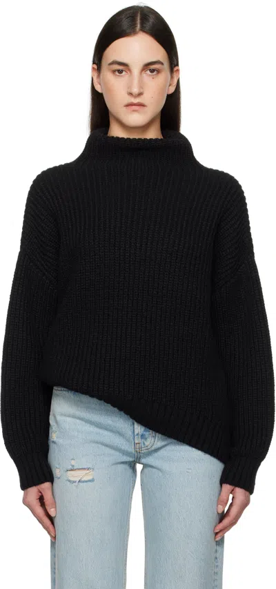 ANINE BING BLACK SYDNEY TURTLENECK