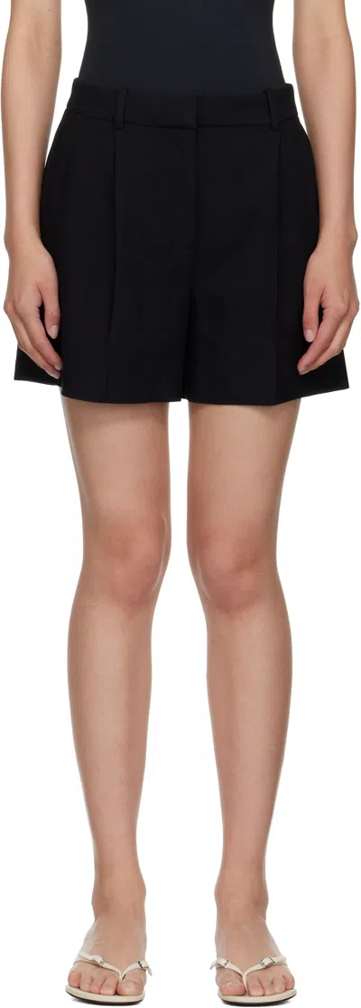Anine Bing Black Trent Shorts
