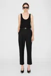 Anine Bing Blaine Trouser In Black In Black