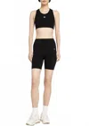 Anine Bing Blake Biker Short In Black In Black