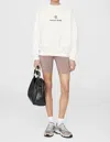 Anine Bing Blake Biker Short In Washed Iron