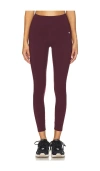 Anine Bing Blake Legging In Bordeaux In Burgundy