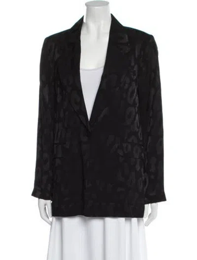 Pre-owned Anine Bing Blazer In Black