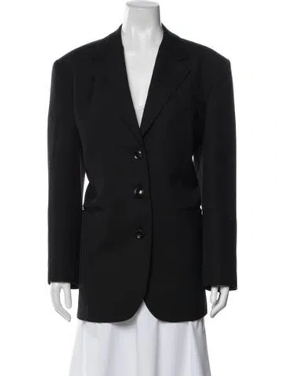 Pre-owned Anine Bing Blazer In Black
