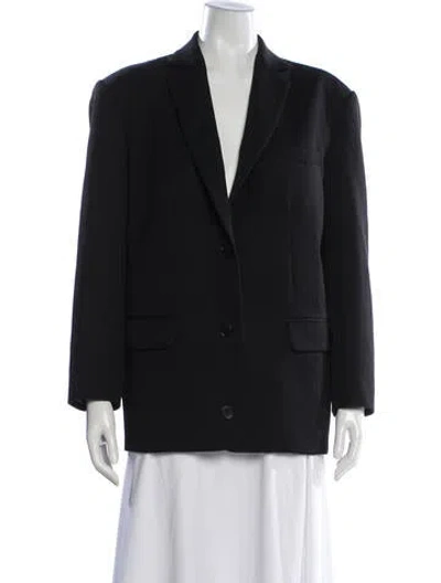 Pre-owned Anine Bing Blazer In Black